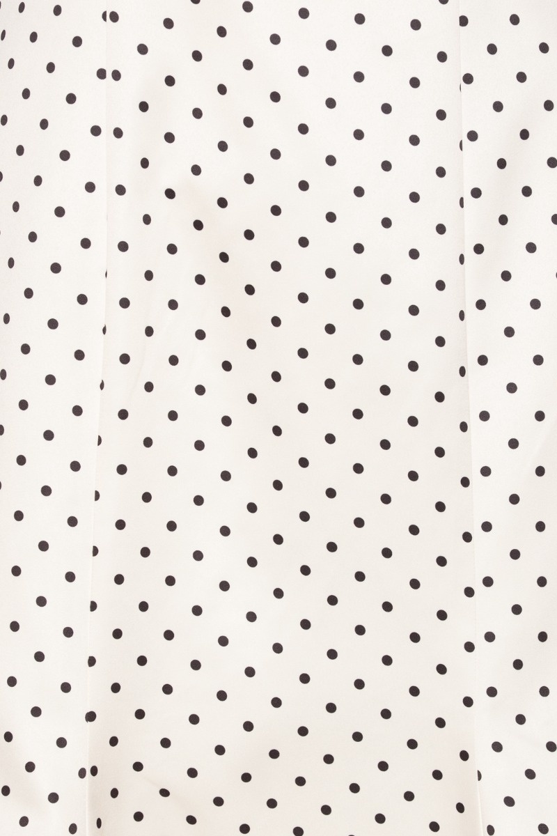 ROTATE Polka dot midi dress Dot aop
