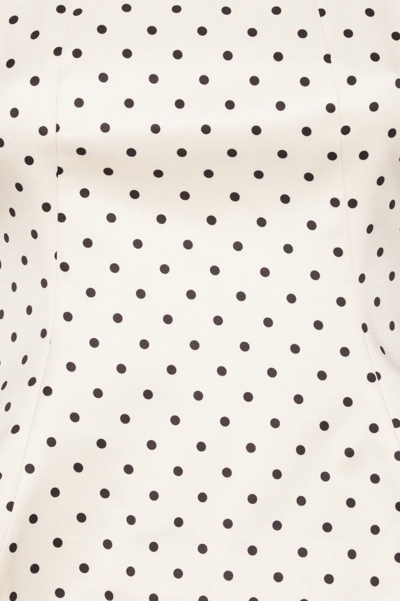 ROTATE Polka dot sleeveless top Dot aop