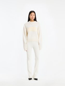 ROTATE Crewneck sweater Egret