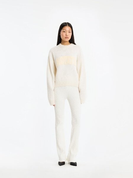 ROTATE Crewneck sweater Egret