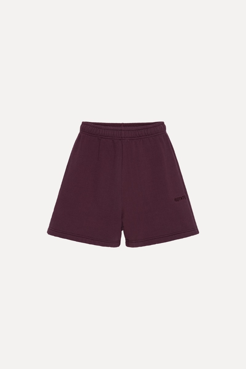 ROTATE Classic sweat shorts Winetasting