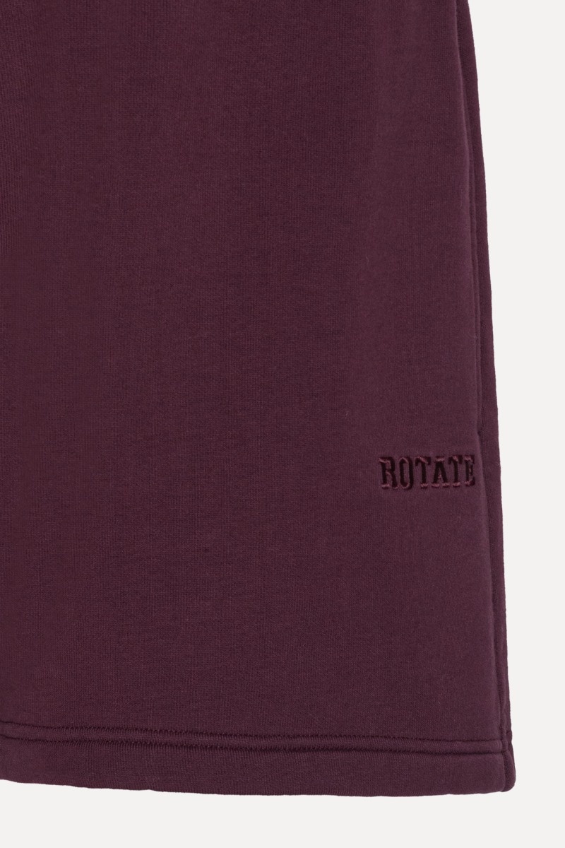 ROTATE Classic sweat shorts Winetasting