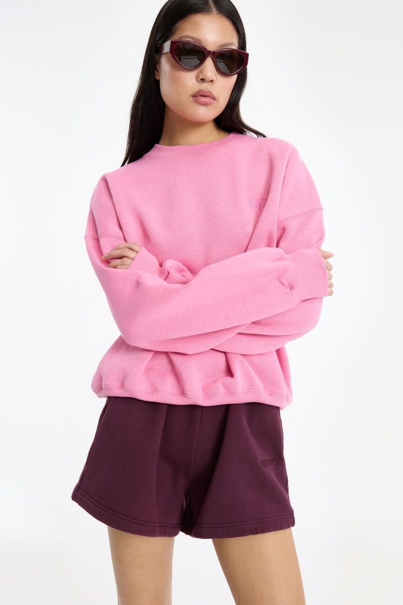 ROTATE Classic sweat shorts Winetasting