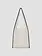 OLAF Contrast binding canvas bag Off white