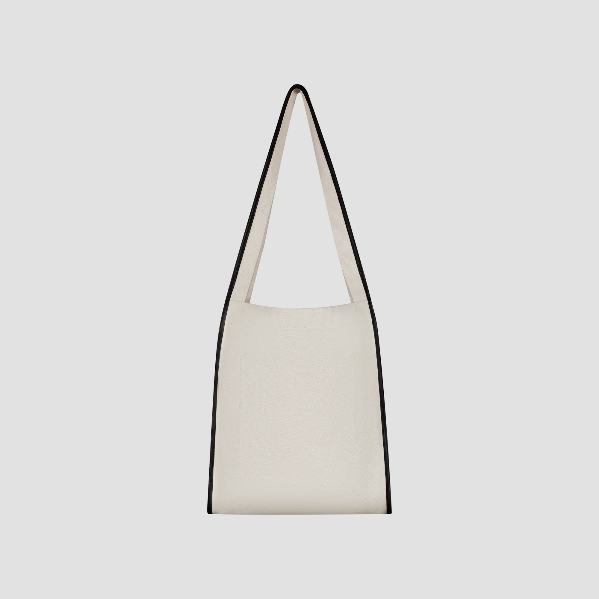 OLAF Contrast binding canvas bag Off white