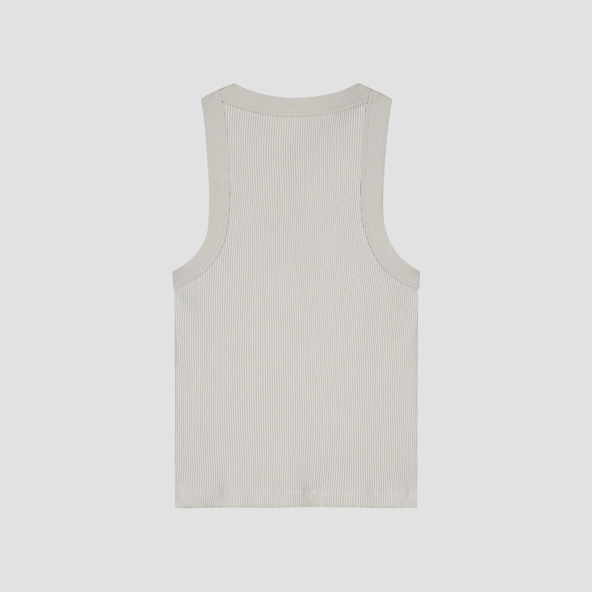 OLAF Retro logo rib tank top Cement