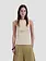 OLAF Retro logo rib tank top Cement