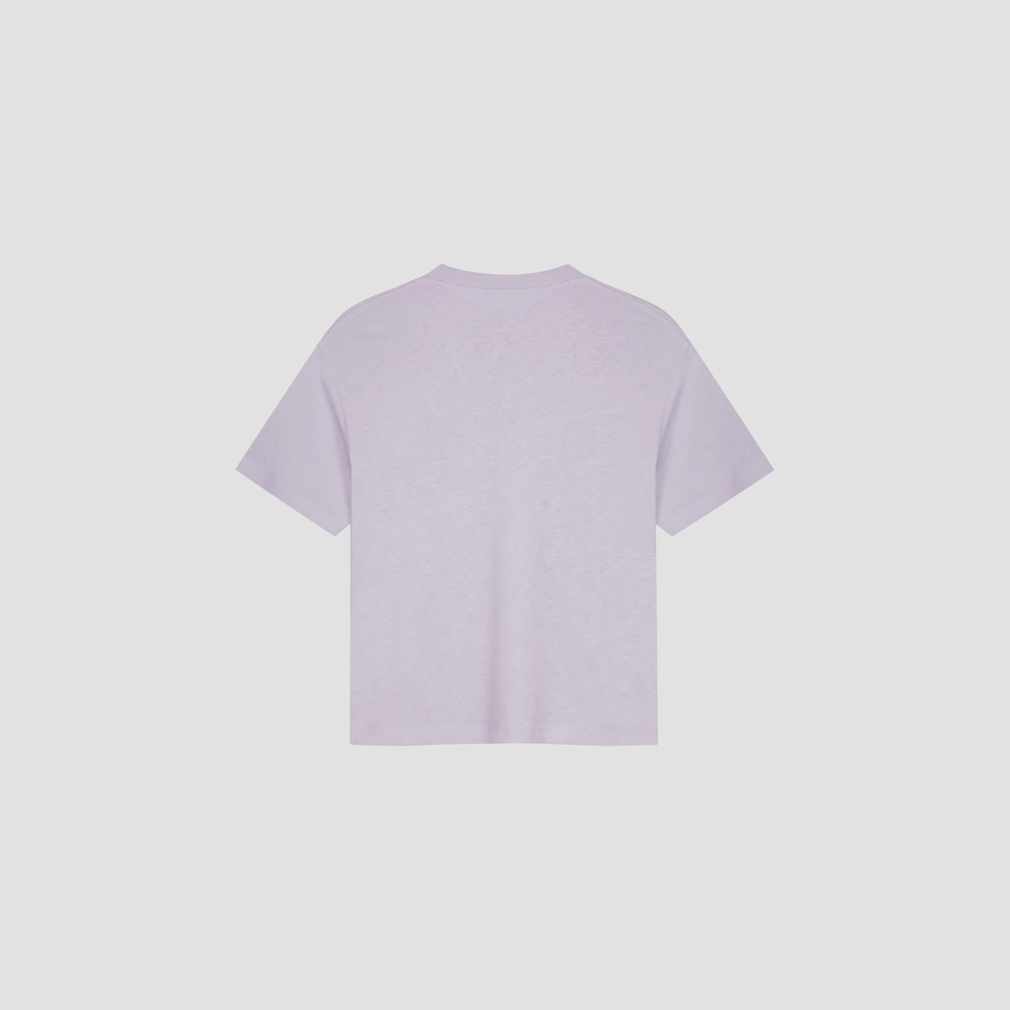 OLAF Retro logo linen boxy tee Purple
