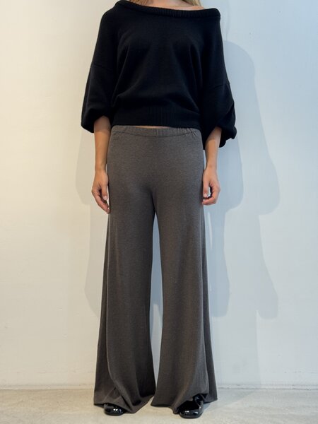 Lisa Yang Ainsley trousers Deep walnut
