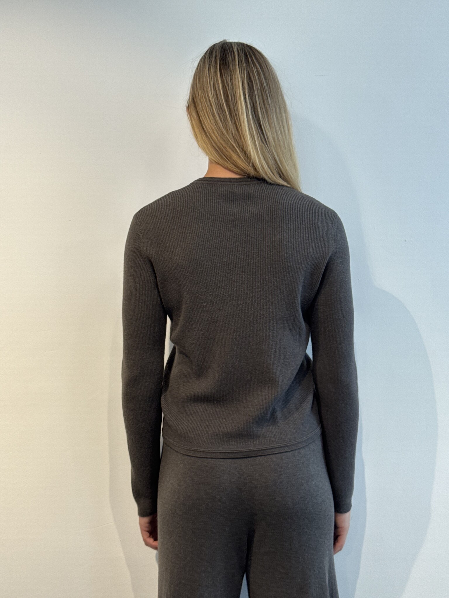 Lisa Yang Abeena cardigan Deep walnut