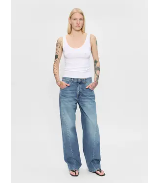 6397 Big twisted seam  Soft mid blue