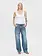 6397 Big twisted seam  Soft mid blue