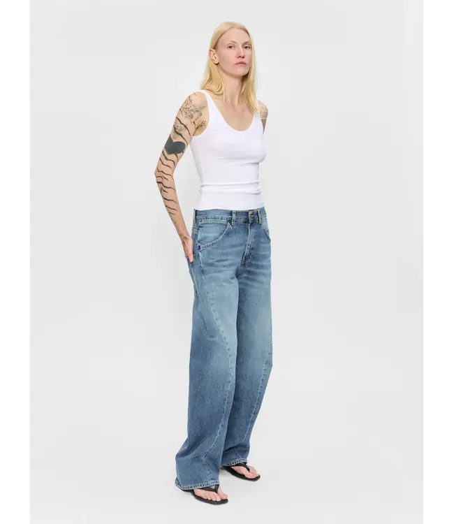 6397 Big twisted seam  Soft mid blue