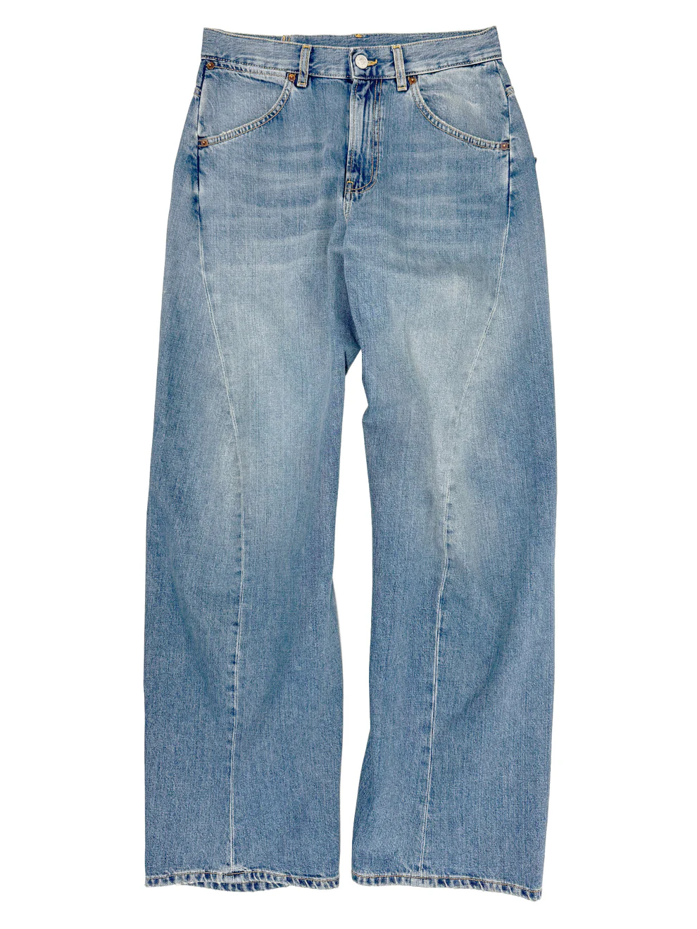6397 Big twisted seam  Soft mid blue
