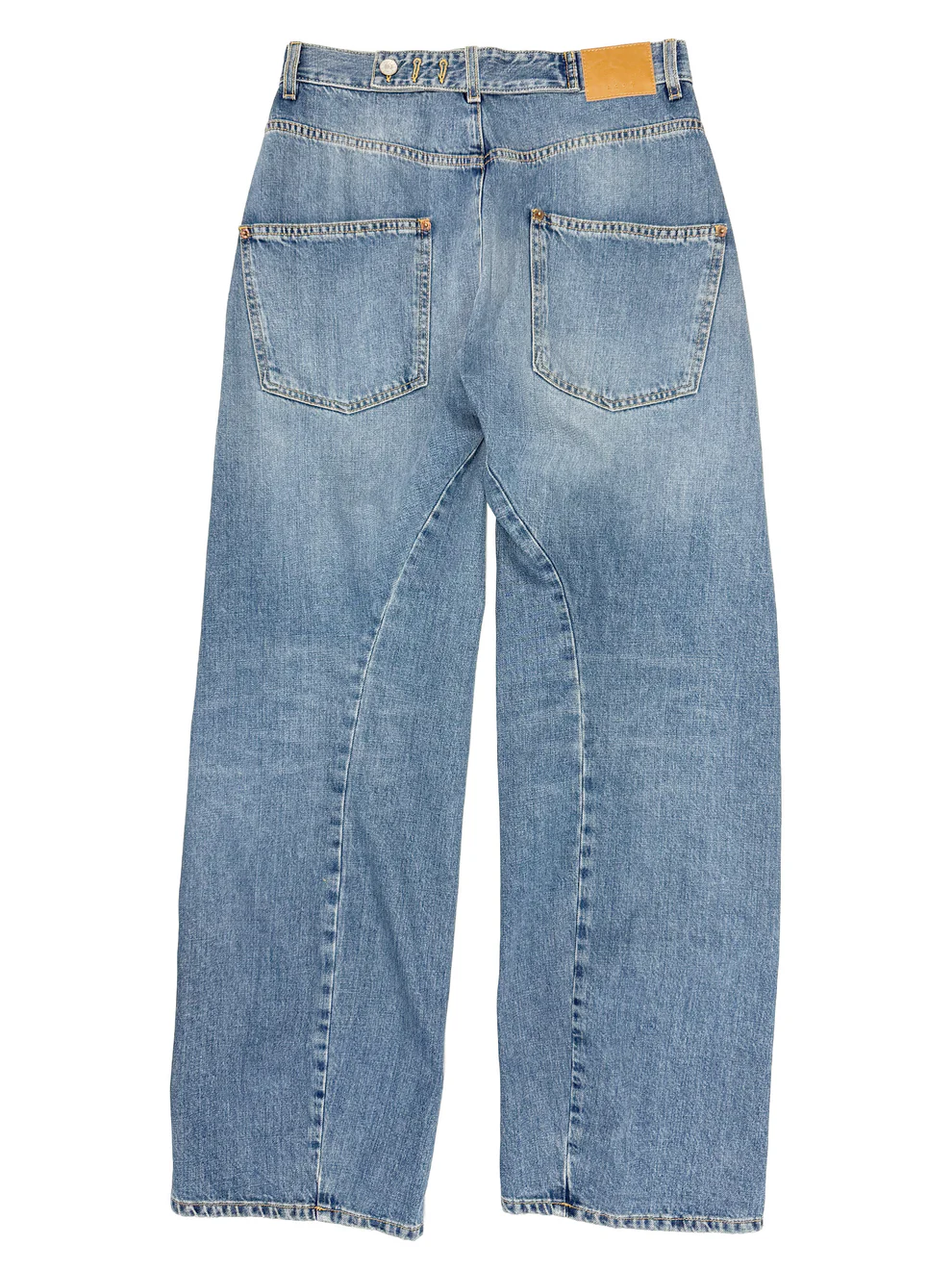 6397 Big twisted seam  Soft mid blue