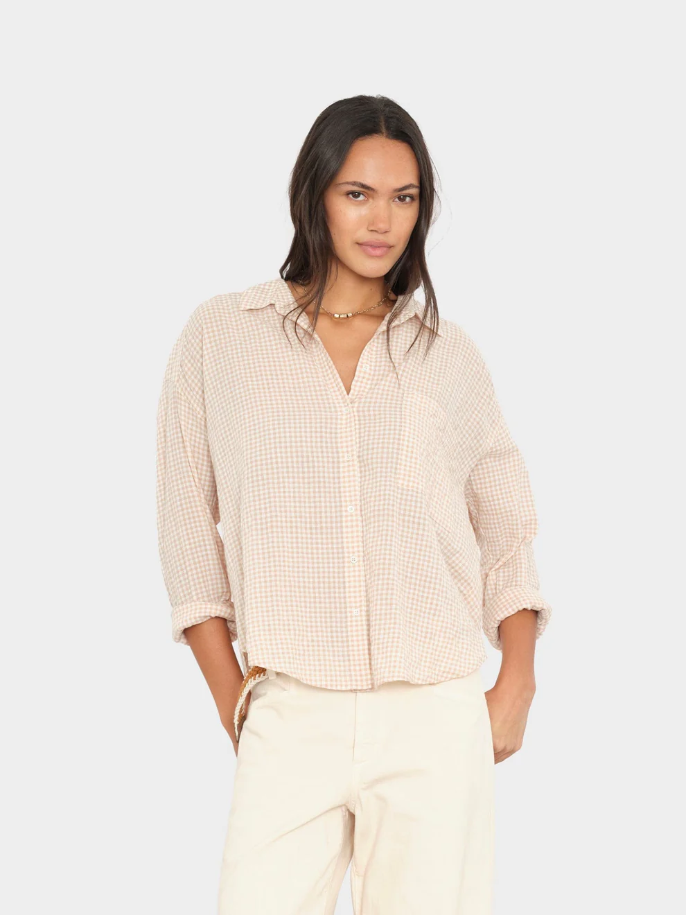 Xirena Jordy shirt Sand castle