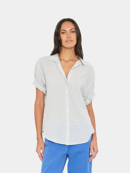 Xirena Channing shirt Windward stripe