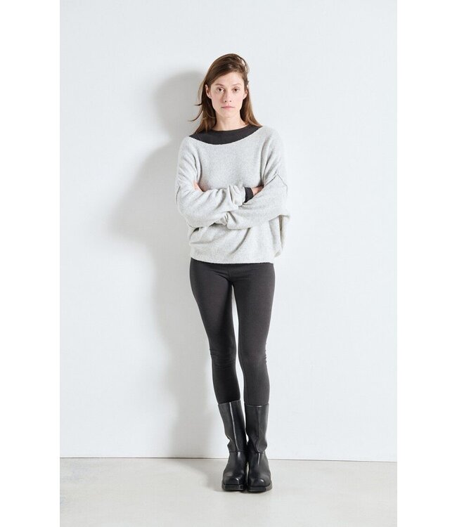 American Vintage DAM225 trui Gris Chine