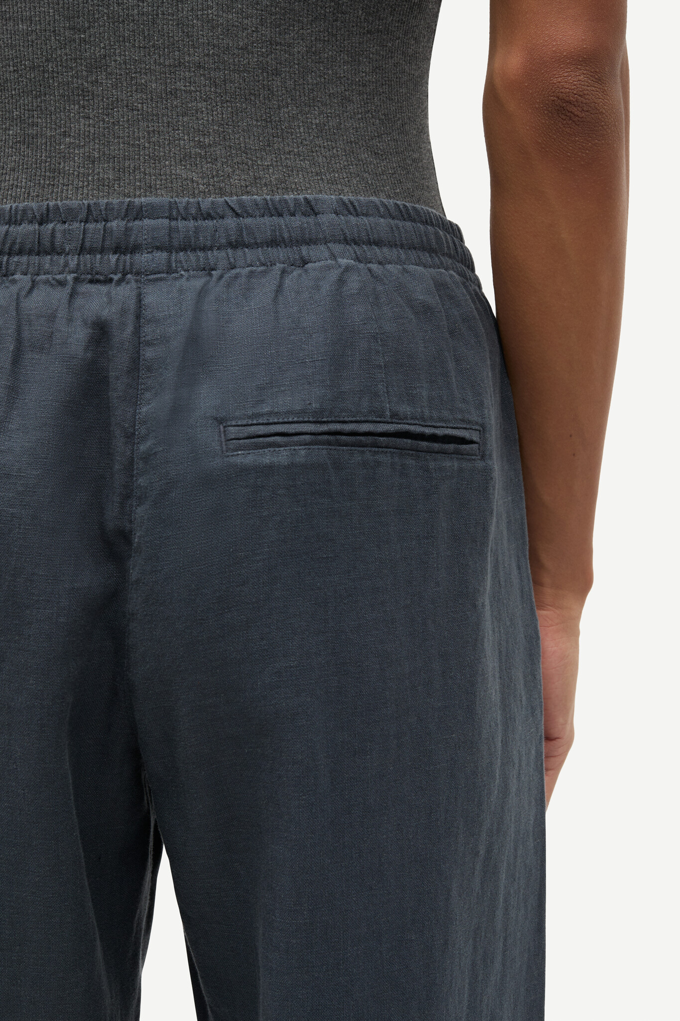 Samsoe Samsoe Sahoys string trousers Ombre blue