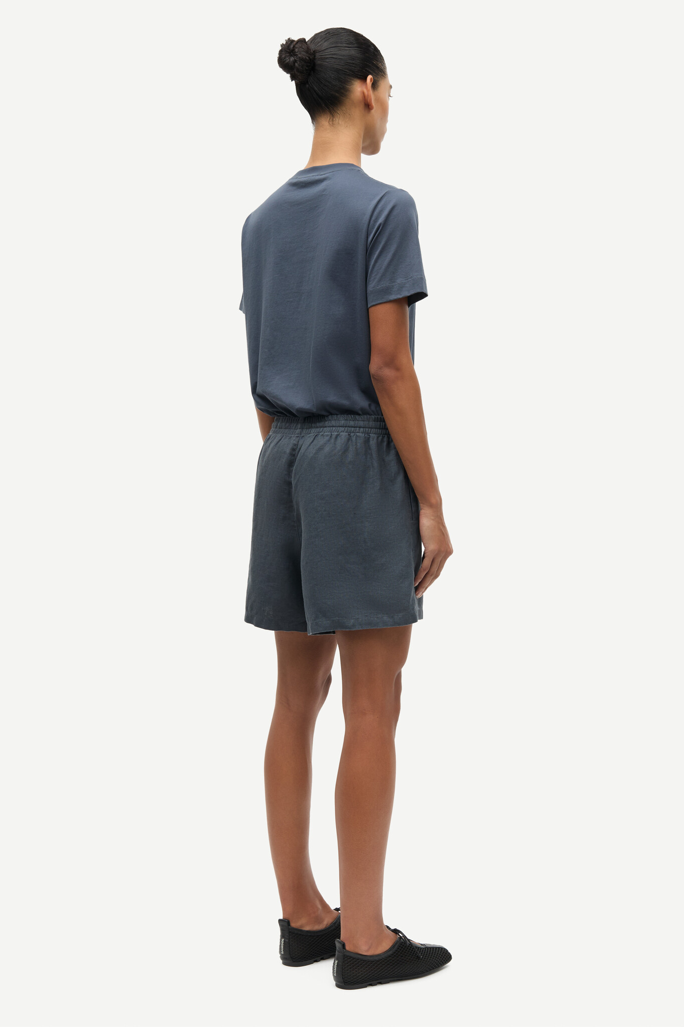 Samsoe Samsoe Samaren string shorts Ombre Blue