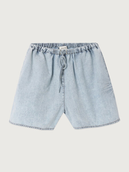American Vintage PAY09 shorts Blue snow
