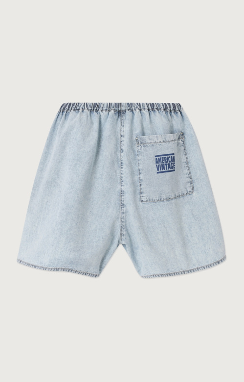 American Vintage PAY09 shorts Blue snow