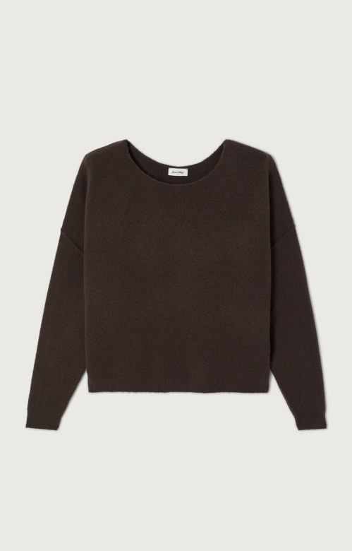 American Vintage DAM225H trui Brune chine