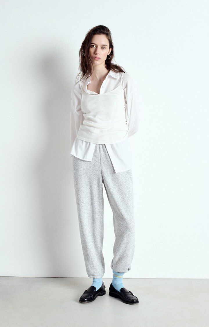 American Vintage EVO05A jogger Gris clair chine