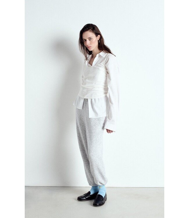 American Vintage EVO05A jogger Gris clair chine
