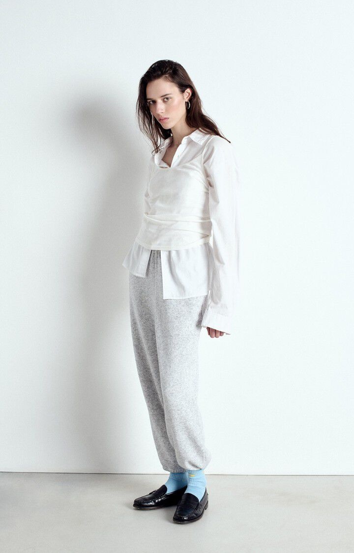 American Vintage EVO05A jogger Gris clair chine