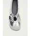 Alohas Rosalind Shimmer silver leather ballet flats