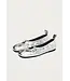 Alohas Rosalind Shimmer silver leather ballet flats
