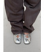 Alohas Rosalind Shimmer silver leather ballet flats