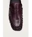 Alohas Aven Rift burgundy leather loafers