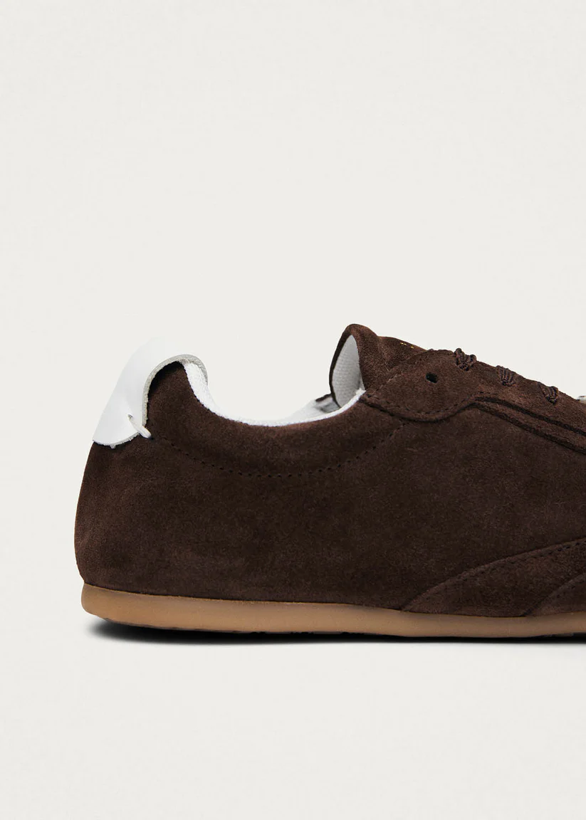 Alohas Tb.24 Suede chocolate brown leather sneakers
