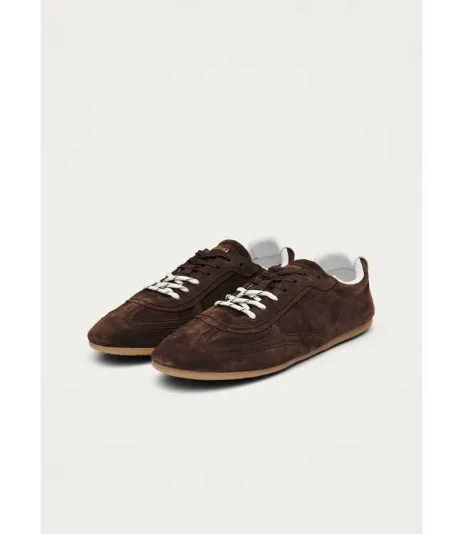 Alohas Tb.24 Suede chocolate brown leather sneakers