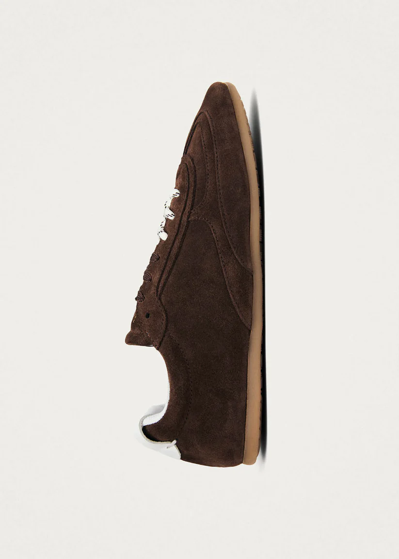 Alohas Tb.24 Suede chocolate brown leather sneakers