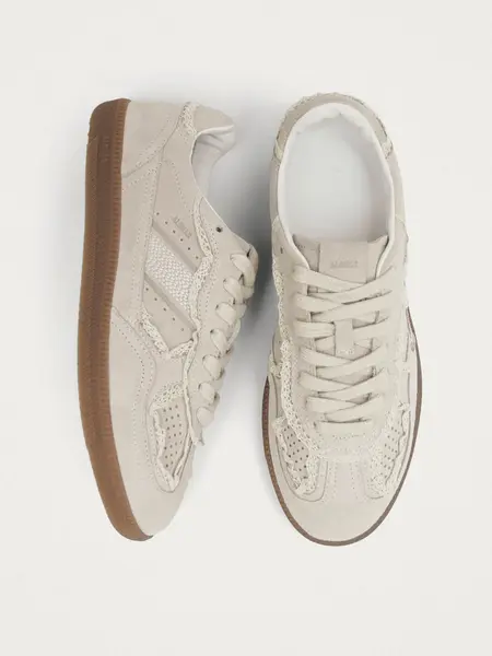 Alohas Tb.490 Crochet Cream Leather Sneakers