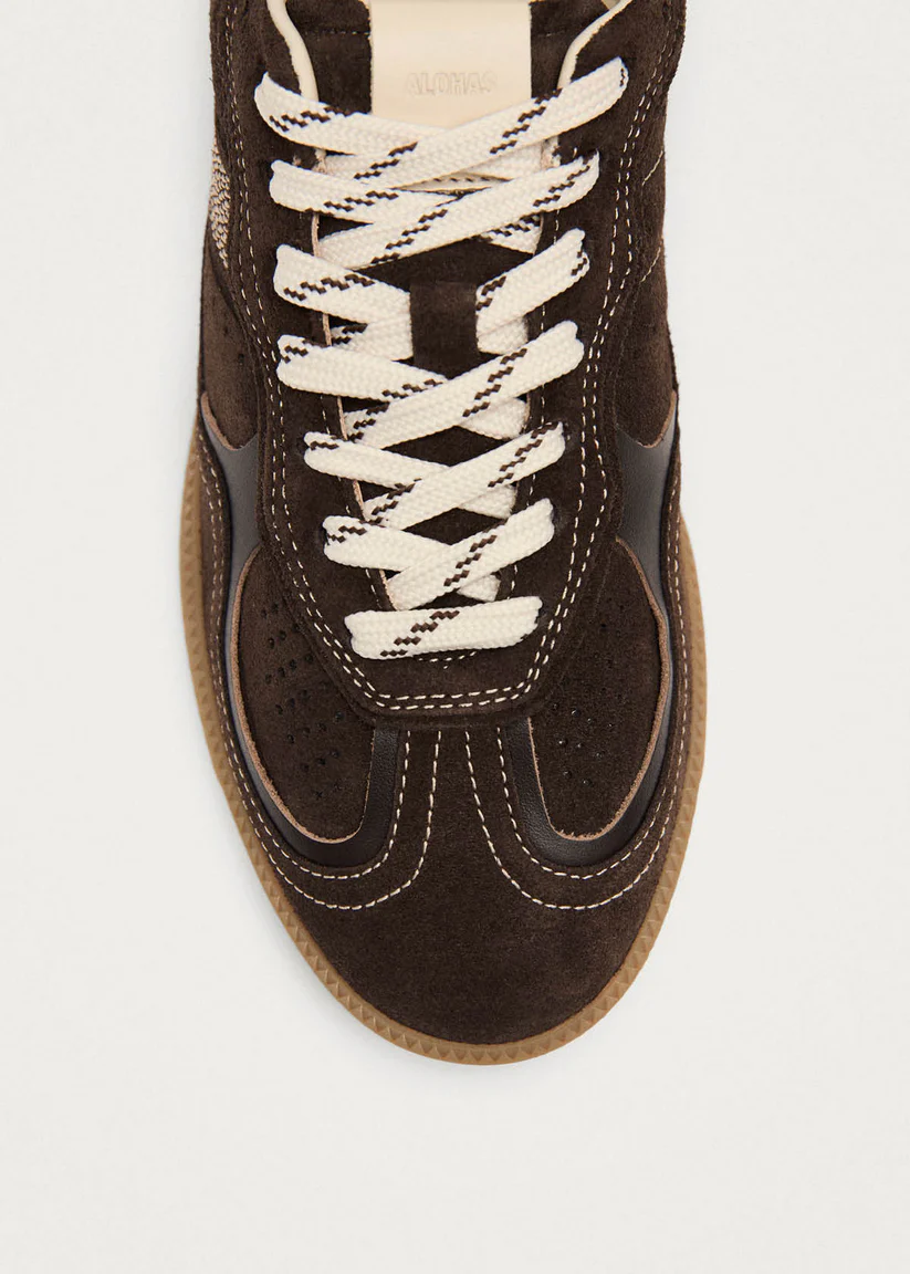 Alohas Tb.490 Rife chocolate cream leather sneakers