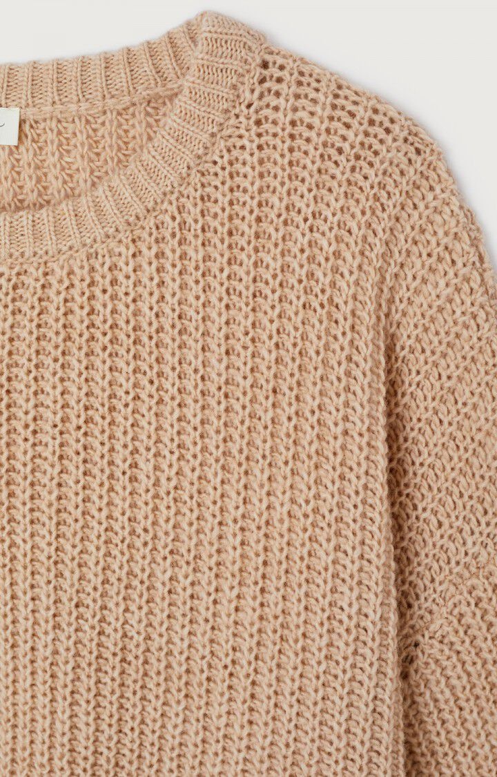 American Vintage CYR18A trui Beige clair chine