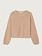 American Vintage CYR18A trui Beige clair chine