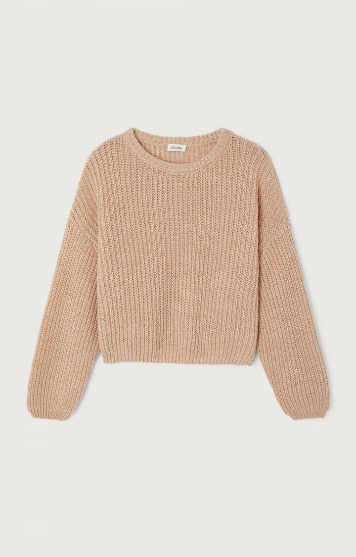 American Vintage CYR18A trui Beige clair chine