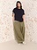 American Vintage HOP10A pantalon Feuille