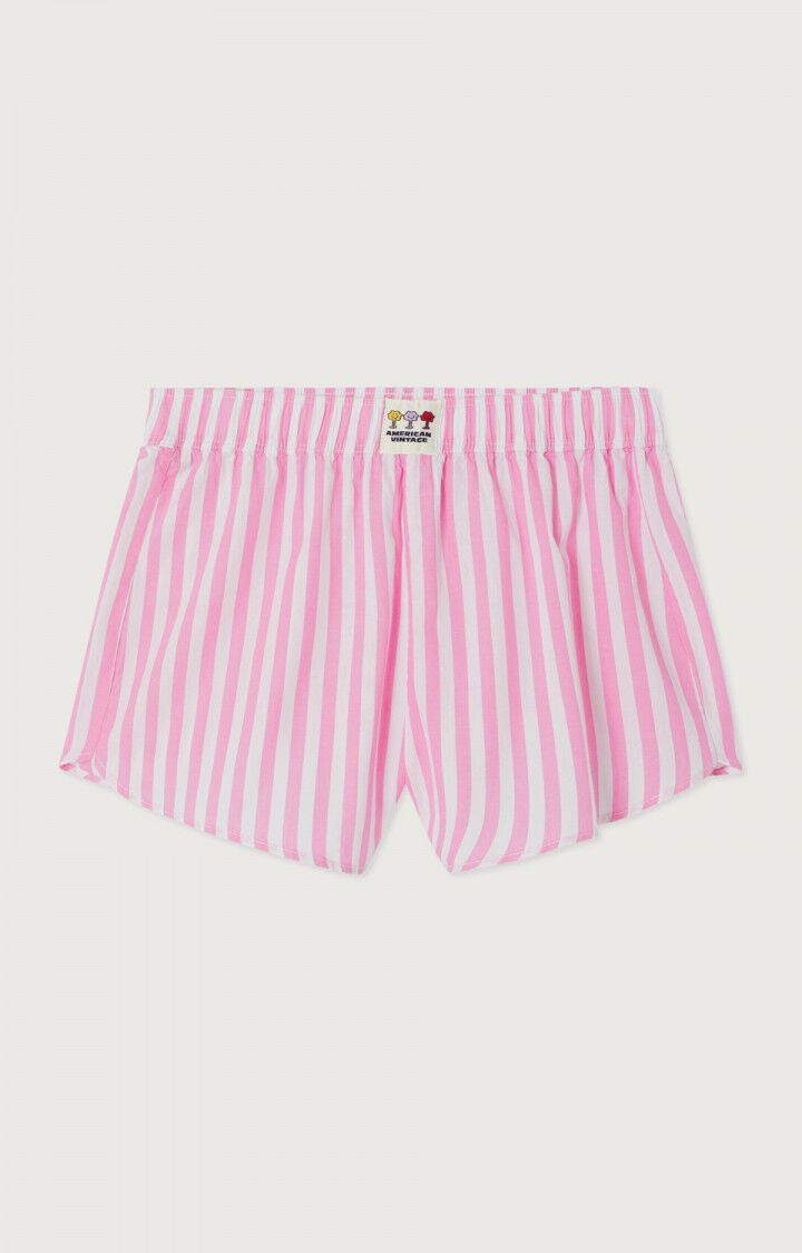 American Vintage VEX09A short Rayures rose