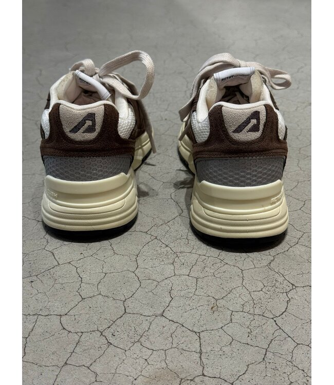 Autry Hyperway low wom um25 sneaker Suede/mesh cotto/marshmallow