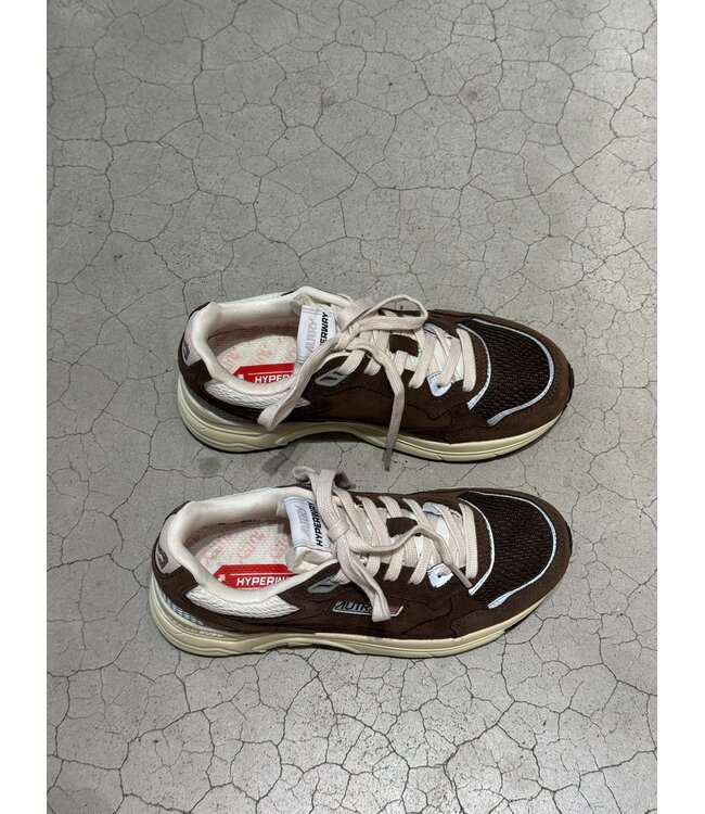 Autry Hyperway low wom um25 sneaker Suede/mesh cotto/marshmallow