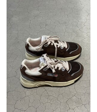 Autry Hyperway low wom um25 sneaker Suede/mesh cotto/marshmallow