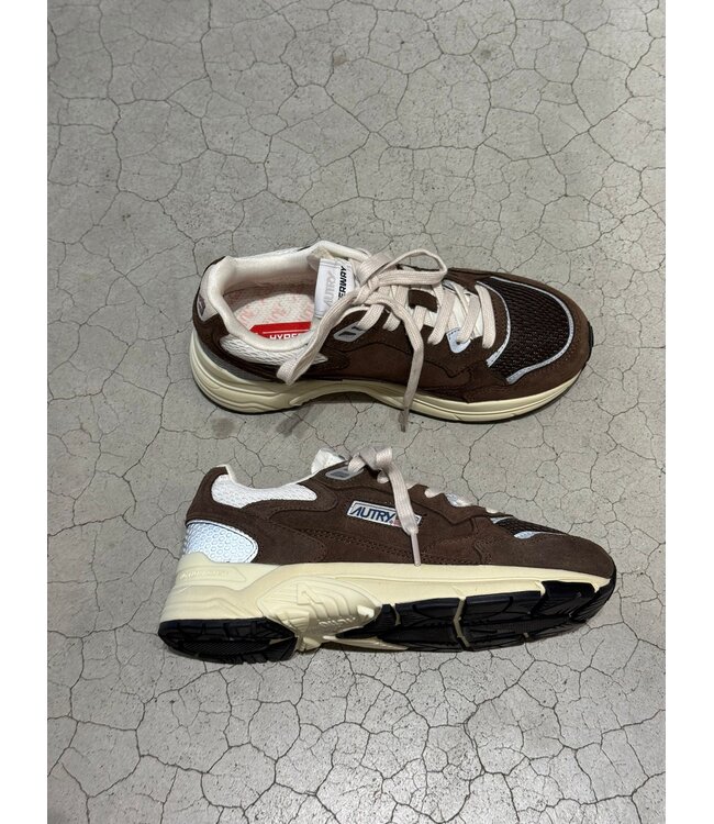 Autry Hyperway low wom um25 sneaker Suede/mesh cotto/marshmallow