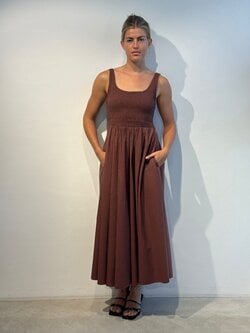 Xirena Florence dress Adobe brown