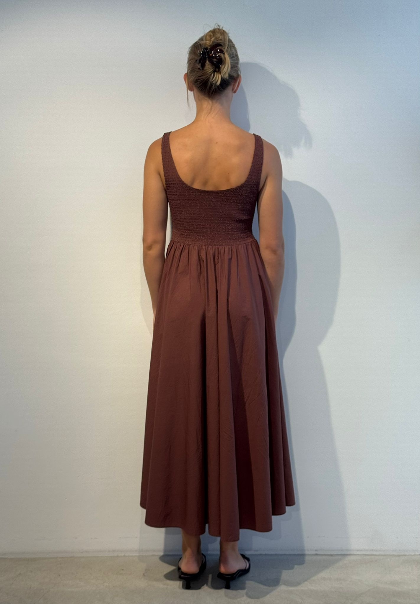 Xirena Florence dress Adobe brown